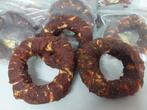 Mooie partij 30x kauwdonut hond donut met eend duck kauwring, Ophalen of Verzenden, Hond