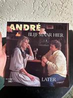 André Hazes - Blijf Maar Hier - 1988 - Nederlandse persing, Gebruikt, 7 inch, Single, Ophalen of Verzenden