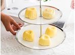 Cake Stand / Etagere met twee laags, Ophalen of Verzenden
