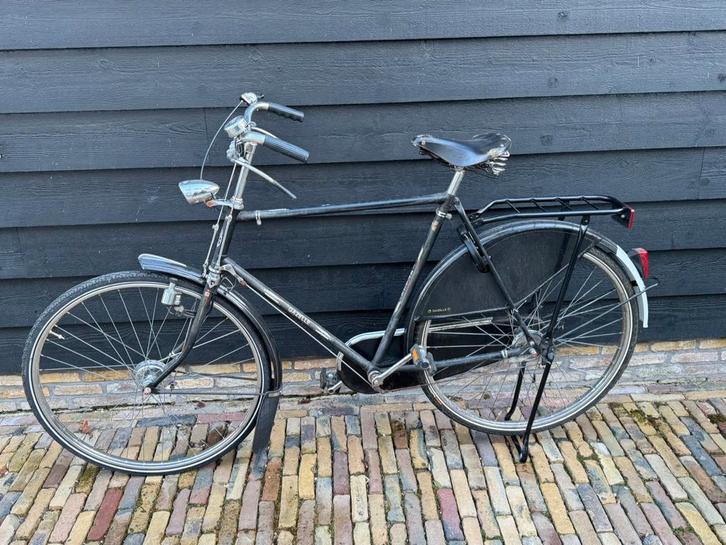Gazelle Tour Impala herenfiets zwart., Fietsen en Brommers, Fietsen | Oldtimers, 59 cm of meer, Ophalen