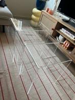 Ikea jappling salontafel/ bijzettafel plexi glas 3 delig, Ophalen, Minder dan 55 cm, Rond, Glas
