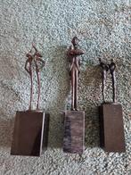 Bronzen Beelden Set - Moderne Kunst corry ammerlaan en meer., Ophalen of Verzenden