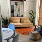 Gele velvet SODERHAMN bank / yellow couch, Ophalen, Zo goed als nieuw, Stof