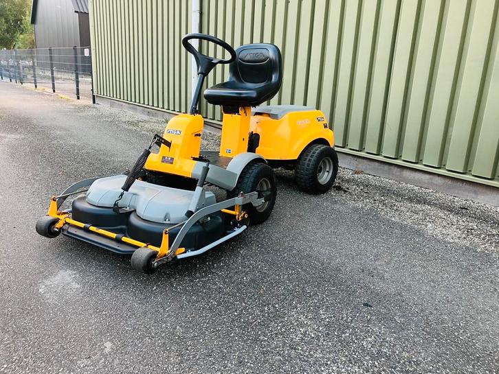 Stiga Park HST16 Frontmaaier - Nieuw maaidek!, Tuin en Terras, Zitmaaiers, Gebruikt, 90 tot 120 cm, Elektrische starter, Ophalen