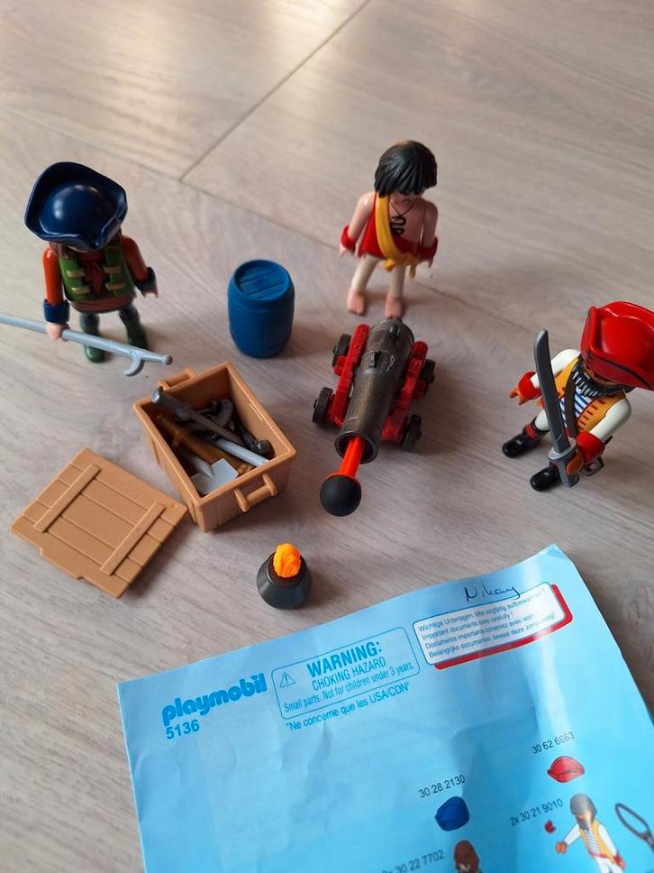 Playmobil 5136 Piraten Schatkist, Kinderen en Baby's, Speelgoed | Playmobil, Gebruikt, Complete set, Ophalen of Verzenden
