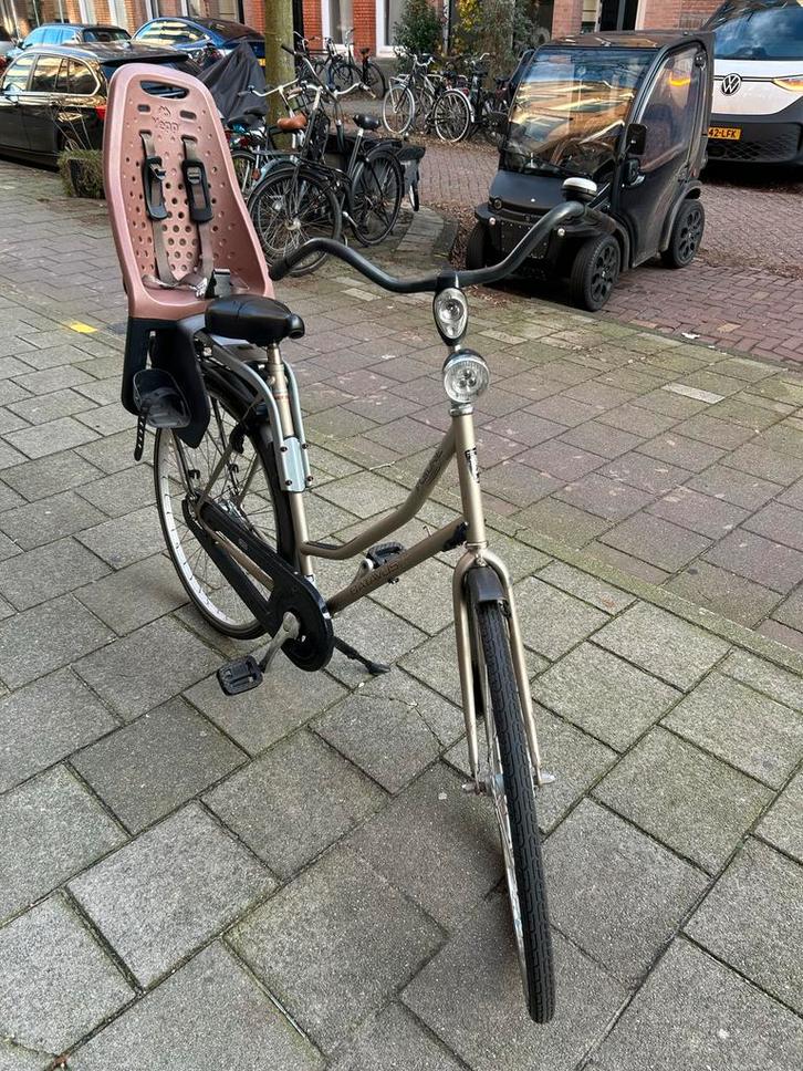 Gebruikte fiets met kinderzitje - recentelijk nagekeken!, Fietsen en Brommers, Fietsen | Dames | Damesfietsen, Gebruikt, Overige merken