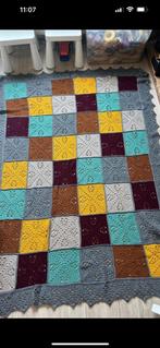 Gehaakte deken, Huis en Inrichting, Woonaccessoires | Plaids en Woondekens, Ophalen of Verzenden, Nieuw