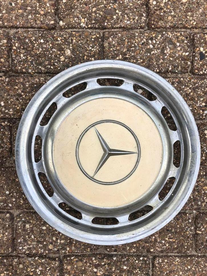 Mercedes wieldop creme klassieker oldtimer, Auto diversen, Wieldoppen, Gebruikt, Ophalen of Verzenden