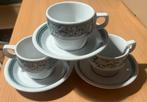 Vintage Mosa Maastricht. 3 Kop en Schotels. Retro print, Ophalen of Verzenden