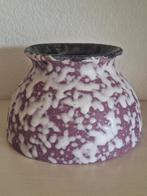 E.S. Keramiek Vaas - Paars met Wit, Antiek en Kunst, Antiek | Keramiek en Aardewerk, Ophalen of Verzenden