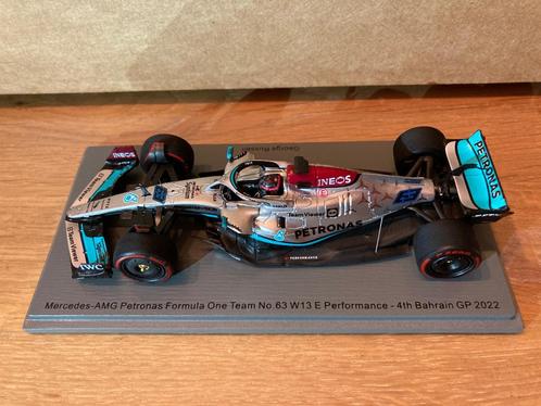 ✅ George Russell 1:43 4th Bahrein GP 2022 Mercedes F1 Spark, Verzamelen, Automerken, Motoren en Formule 1, Nieuw, Formule 1, Ophalen of Verzenden