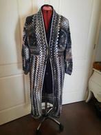 Enkellang gehaakt qranny square vest, Verzenden, Nieuw, Maat 42/44 (L), Zwart