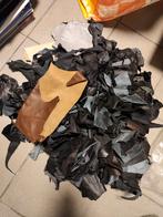 Restanten Leer - Diverse Stukken, Zwart, Leer of Kunstleer, Nieuw, Ophalen of Verzenden