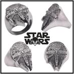 Star wars Millenium Falcon Ring Maten 9,10, 11, 12 of 13, Nieuw, Overige materialen, Ophalen of Verzenden, Dame of Heer