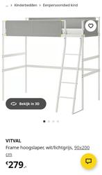 Ikea VITVAL hoogslaper 90x200 cm, Ophalen, Gebruikt, Hoogslaper
