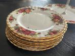 7 royal albert gebaksbordjes 18 cm ! Old country roses nieuw, Verzenden