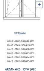 Kozijn met Stolpramen, Gevelraam of Ruit, 80 tot 120 cm, 120 tot 160 cm, Nieuw