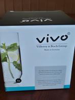 Vivo longdrinkglazen nieuw in de doos, Huis en Inrichting, Keuken | Servies, Glas of Glazen, Nieuw, Ophalen of Verzenden, Glas