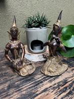 Thailand brons verguld muzikanten set Thaise beeld boeddha, Verburgt Vintage, Ophalen of Verzenden, Schipluidenlaan 20 5035KJ Tilburg