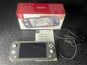 Nintendo Switch Lite Grijze Handheld Console in Doos PAL beschikbaar voor biedingen