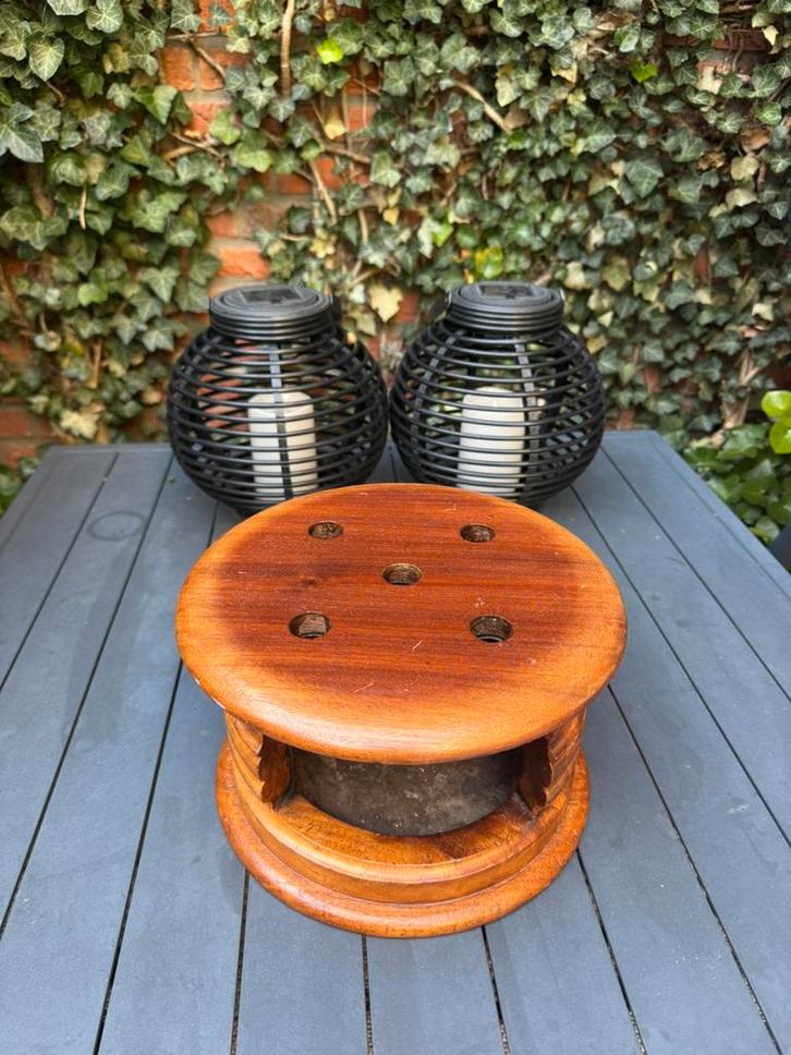 Antieke Houten Voetenstoof, Antiek en Kunst, Antiek | Gereedschap en Instrumenten, Ophalen of Verzenden