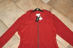 Joseph Ribkoff chique rood stretch tuniek met col mt 50, ., Blouse of Tuniek, Joseph Ribkoff, Nieuw