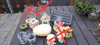 Waxinehouders, bestekbakjes gratis., Tuin en Terras, Bloembakken en Plantenbakken, Ophalen, Kunststof, Gebruikt, Minder dan 30 cm