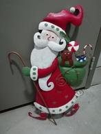 Metalen Kerstman, Ophalen of Verzenden, Zo goed als nieuw