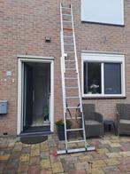Altrex all round 3x9, Doe-het-zelf en Verbouw, Ladders en Trappen, Ophalen, Gebruikt, Ladder, Opvouwbaar of Inschuifbaar