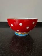 Oilily Schaal Rood met Stippen, Huis en Inrichting, Keuken | Servies, Ophalen of Verzenden, Overige stijlen, Porselein, Schaal of Schalen