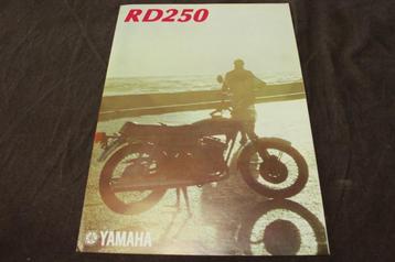 Yamaha RD250 verkoop folder brochure  RD 250 beschikbaar voor biedingen