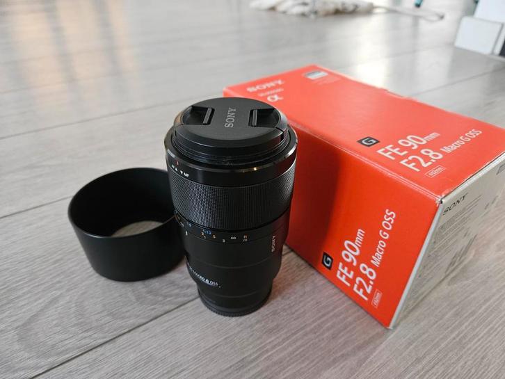 Sony FE 90mm f/2,8 Macro G OSS objectief, Audio, Tv en Foto, Fotografie | Lenzen en Objectieven, Zo goed als nieuw, Macrolens