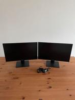 PEAQ LED 24" Monitor pair (2 pieces, black), Computers en Software, Monitoren, Ophalen, HDMI, Full HD, Zo goed als nieuw