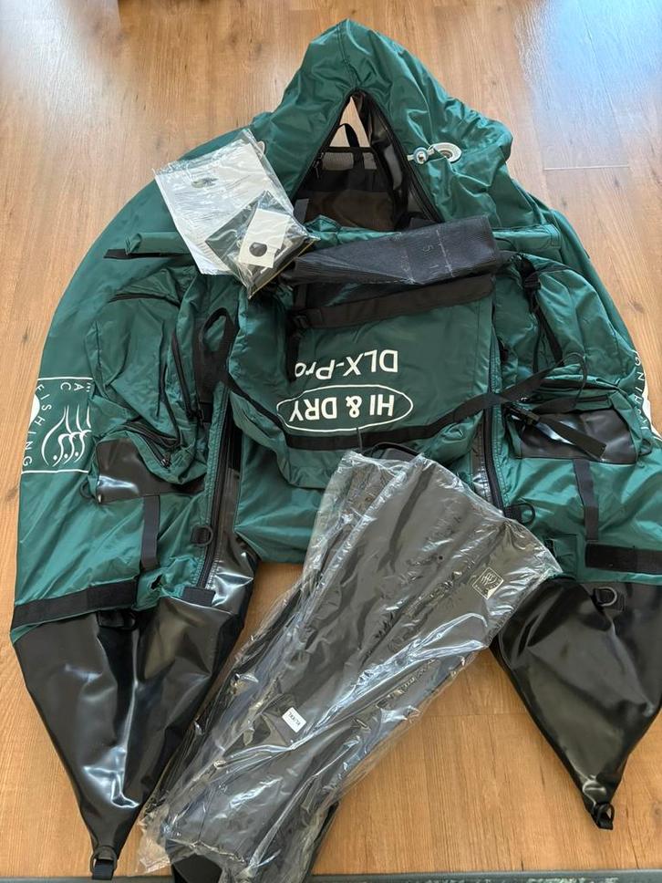 MacFishing Hi & Dry DLX Pro Belly boat en flippers *Nieuw*, Watersport en Boten, Hengelsport | Vliegvissen, Nieuw, Overige typen