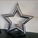 Riverdale metalen ster met houder voor waxinelicht, Ophalen of Verzenden, Zo goed als nieuw, Metaal, Grijs