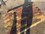 395m2 brons rood paars emêleerd gebakken klinkers dikformaat, Bij dit gebruikte product niet te achterhalen, Gebruikt, Verzenden