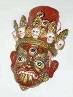 Tibetaans Red Mahakal Wall Masker, Ophalen