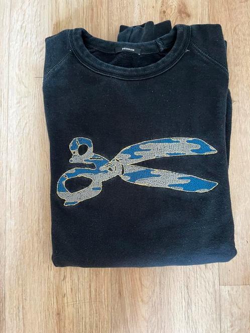 Denham trui / sweatshirt: zwart / maat: S, Kleding | Heren, Truien en Vesten, Zo goed als nieuw, Maat 46 (S) of kleiner, Zwart