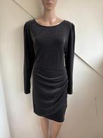 Anna van Toor feestelijke jurk maat L zwart zilver glitter, Anna van Toor, Zwart, Maat 42/44 (L), Ophalen of Verzenden