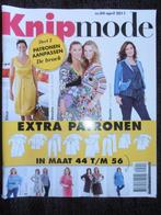 Knipmode april 2011 extra patronen in maat 44 tot en met 56, Hobby en Vrije tijd, Kledingpatronen, Ophalen of Verzenden, Zo goed als nieuw