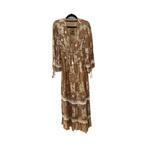 Palak | Jurk boho lovertjes en spiegeltjes bruin goude, Kleding | Dames, Ophalen of Verzenden, Nieuw