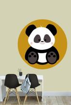 Muursticker Cirkel Panda Oker Designed4Kids, Nieuw, Ophalen of Verzenden, Wanddecoratie
