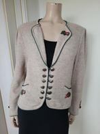 Vintage wollen vest cottagecore maat 42, Beige, Maat 42/44 (L), Ophalen of Verzenden, Zo goed als nieuw