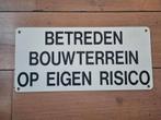 Oud Metalen bord € 35, Ophalen of Verzenden