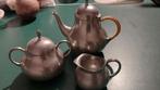 Tinnen set, koffiepot suikerpot en melkkan, Antiek en Kunst, Antiek | Tin, Ophalen