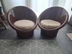 skopa kuipstoelen (retro), Ophalen, Gebruikt, Bruin, Twee