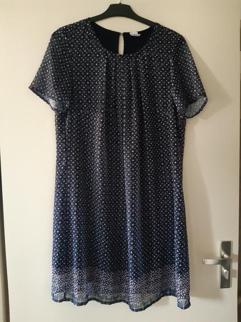 leuke zomerjurk Z.G.A.N., Kleding | Dames, Jurken, Zo goed als nieuw, Maat 38/40 (M), Blauw, Ophalen of Verzenden
