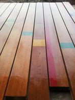 Gymzaalvloer, sportvloer, hardhout per m2, Gebruikt, Bruin, Gymzaal of sport, 50 tot 75 m²
