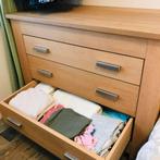 Eiken Commode met 3 Lades, Huis en Inrichting, Kasten | Ladekasten, Ophalen, Gebruikt, Eikenhout, 50 tot 100 cm