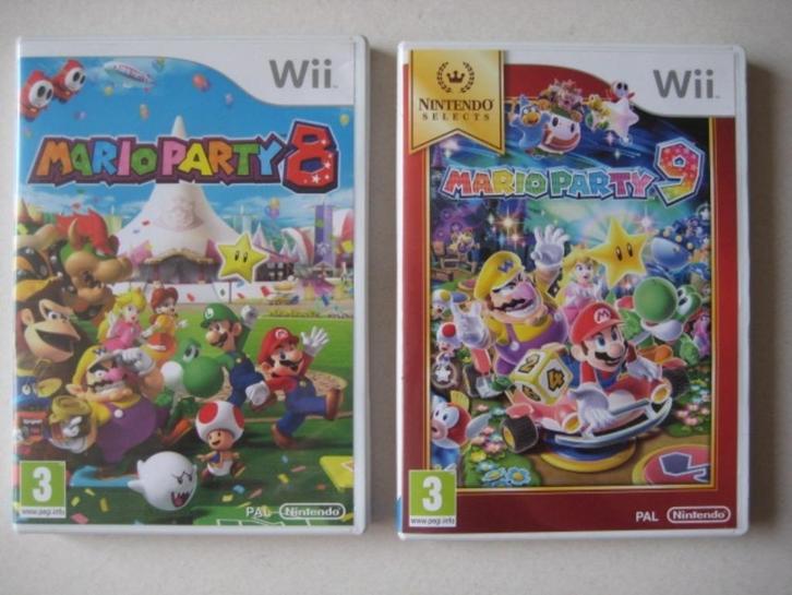 Mario Party 8 of 9 Nintendo Wii, Spelcomputers en Games, Games | Nintendo Wii, Zo goed als nieuw, Overige genres, 3 spelers of meer